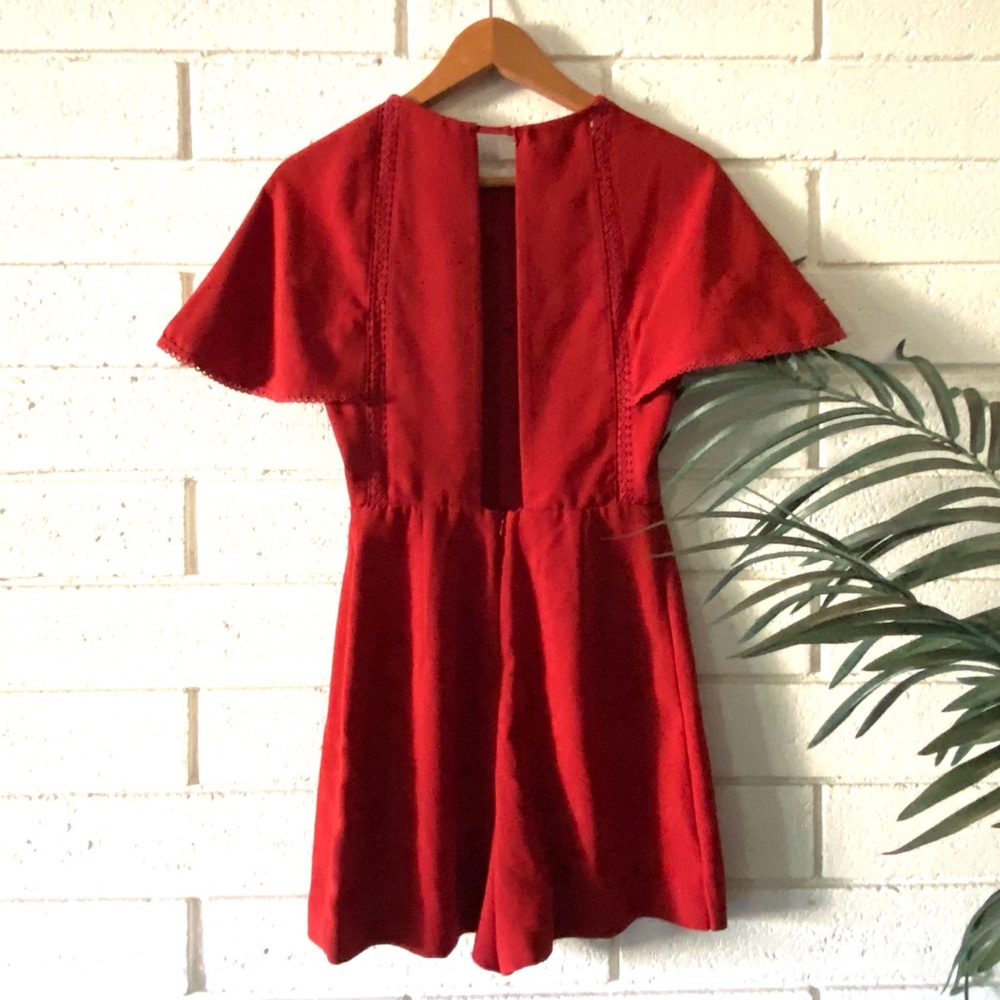 Zara Rust Orange/Red Skort Jumper - Picture 6 of 7